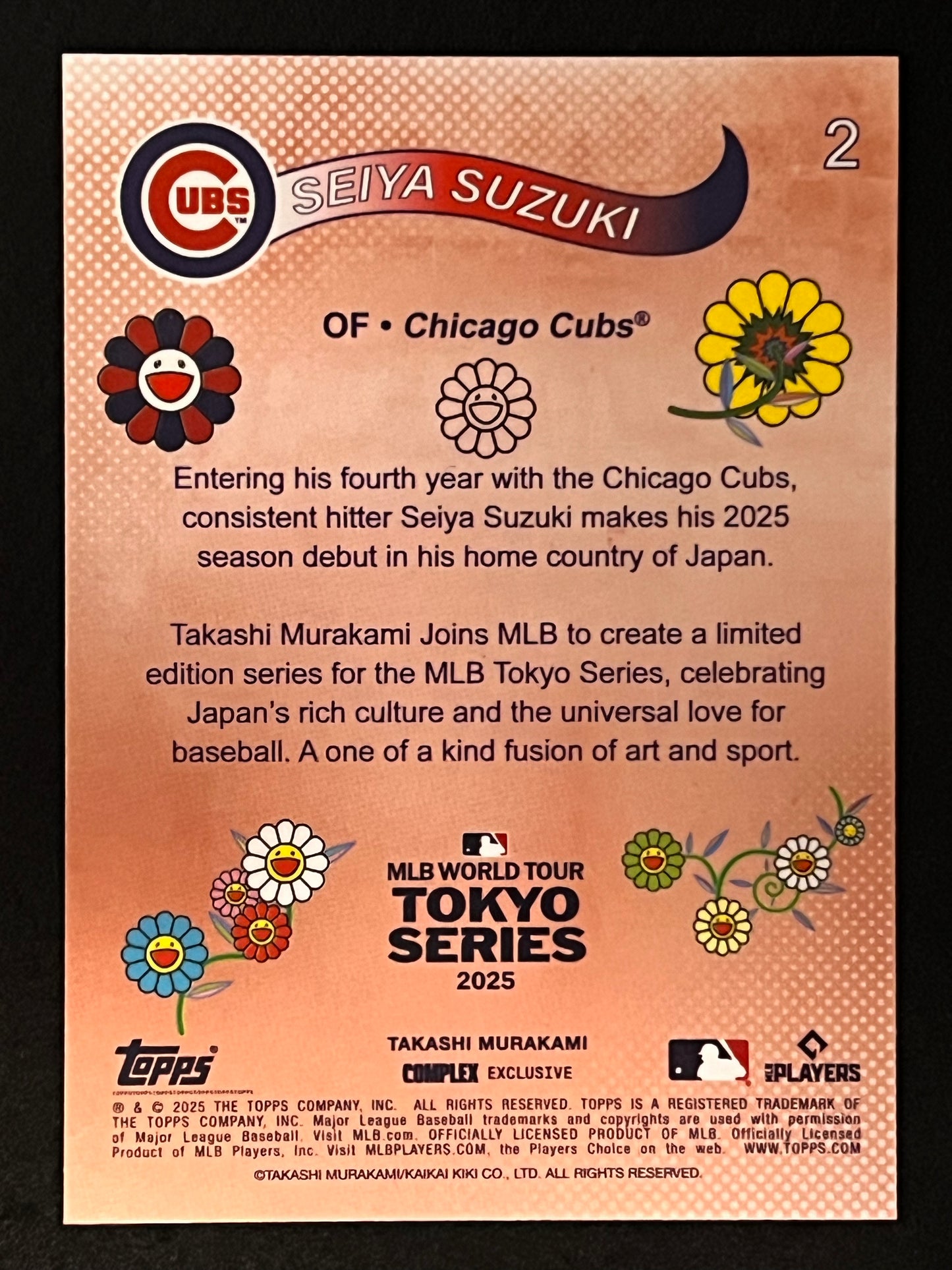 2025 Murakami Tokyo Series Seiya Suzuki 2