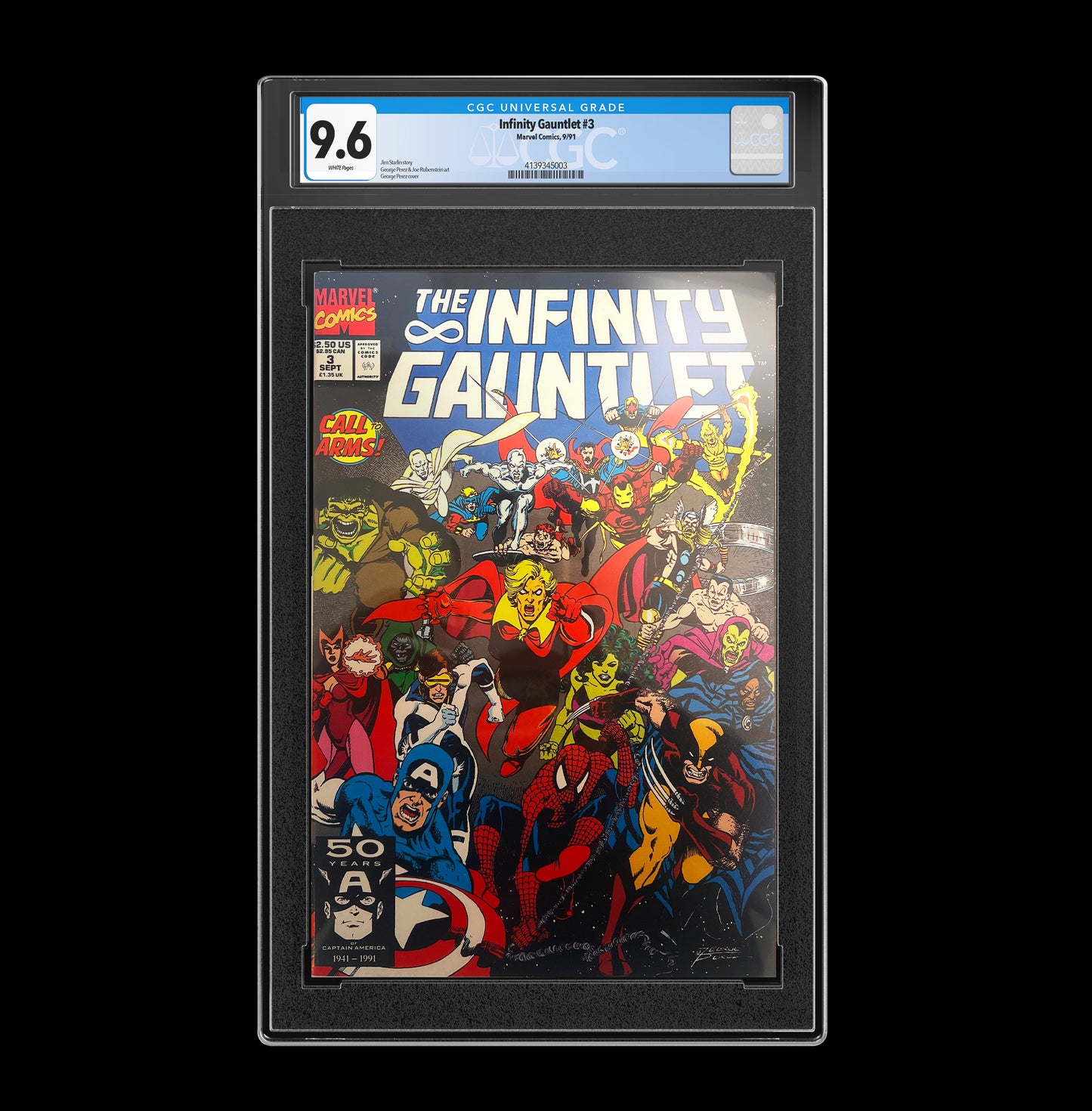 Infinity Gauntlet #3 CGC 9.6