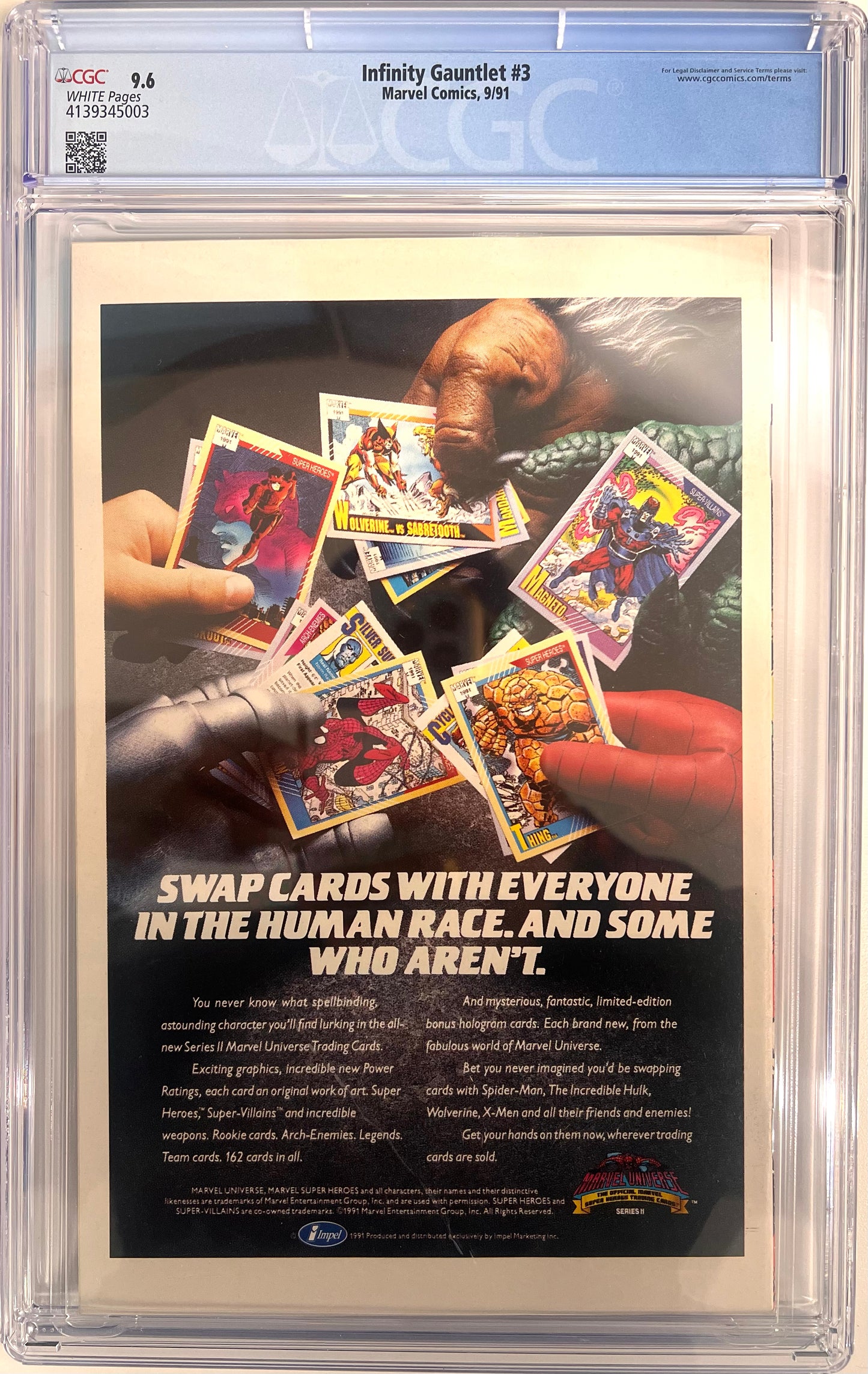 Infinity Gauntlet #3 CGC 9.6