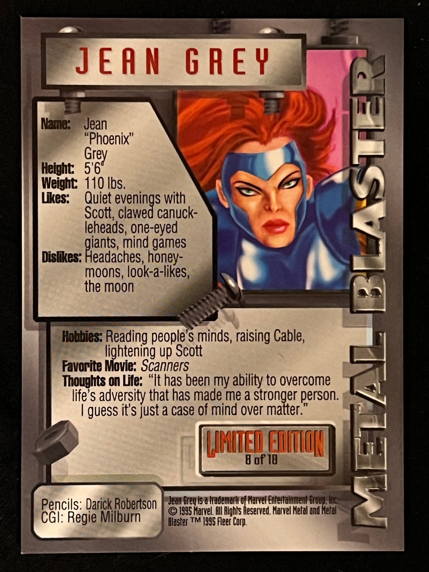 1995 Metal Jean Grey LE8