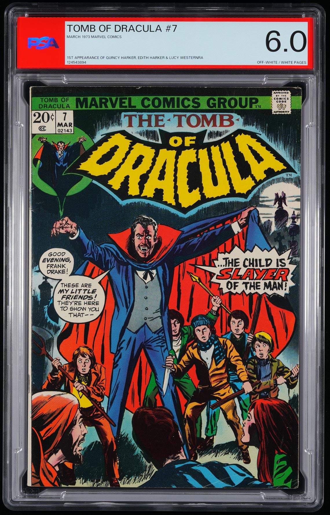 1973 Tomb of Dracula #7 PSA 6.0