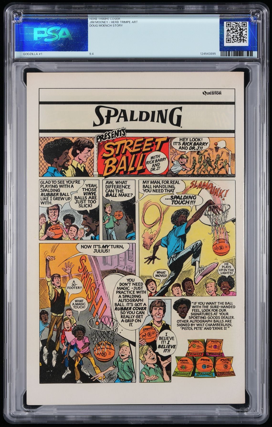 1977 Godzilla K.O.M #1 PSA 9.4