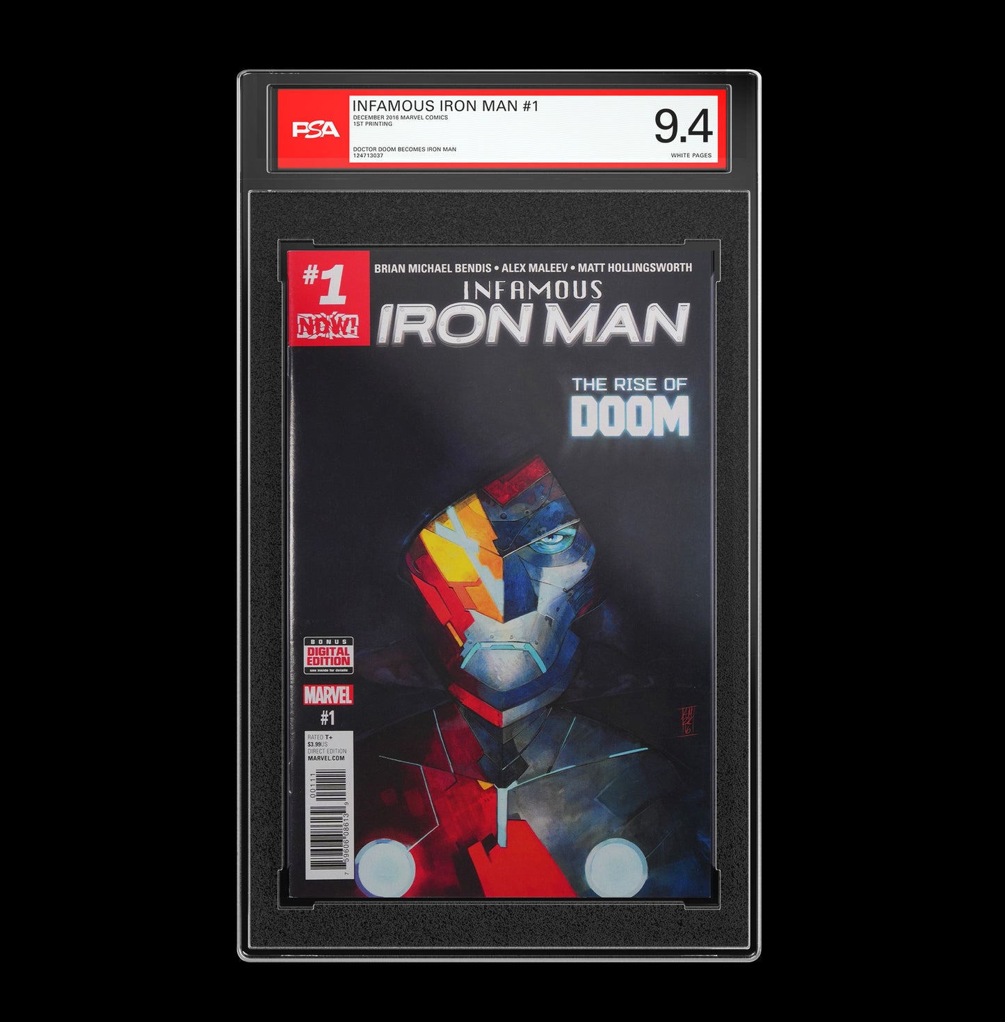 2016 Infamous Iron Man #1 PSA 9.4