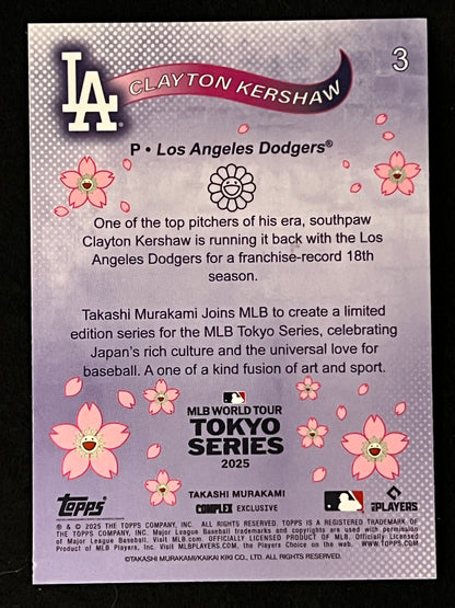 2025 Murakami Tokyo Series Clayton Kershaw 3