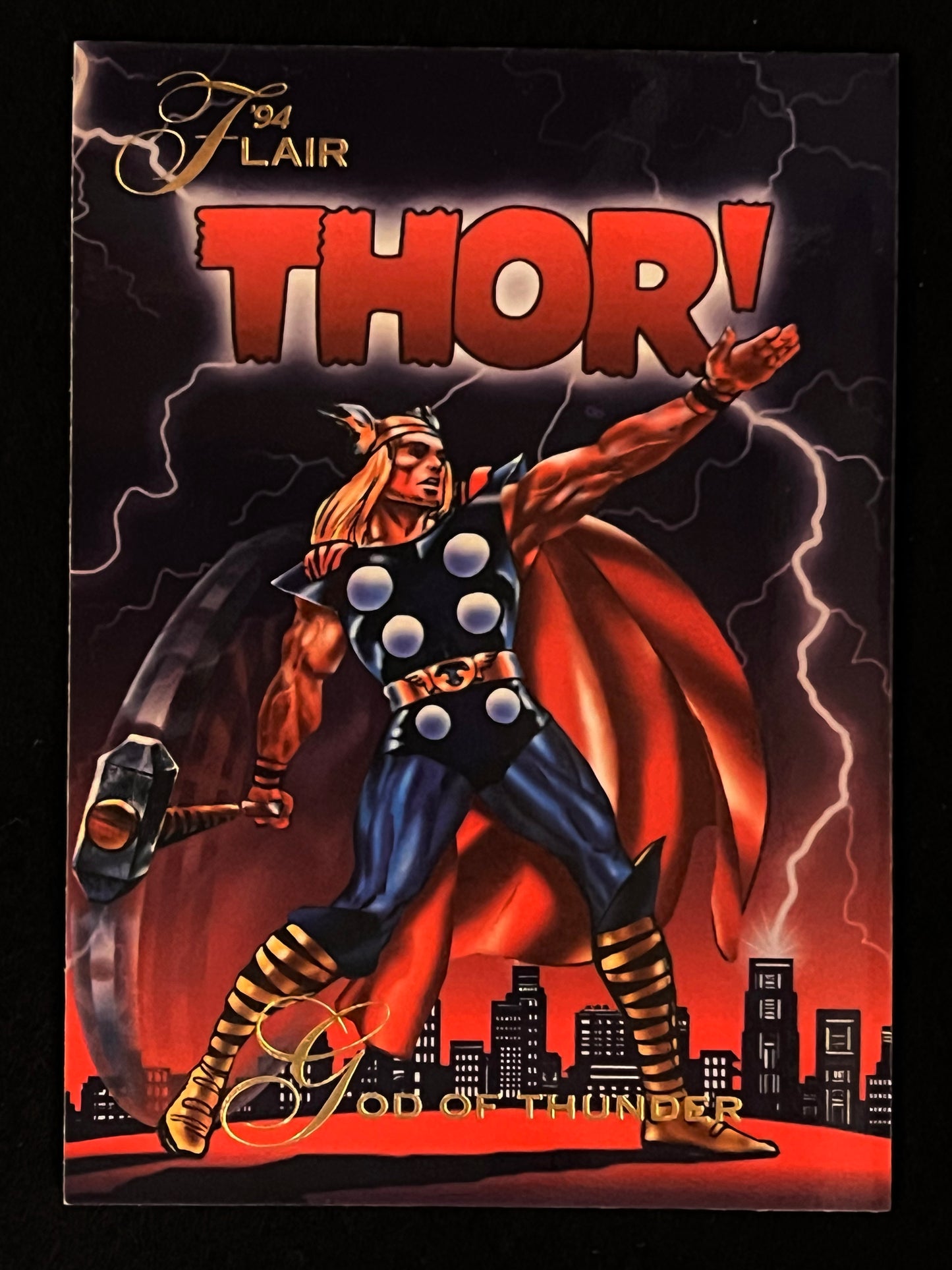 1994 Marvel Flair Origin of Thor 4