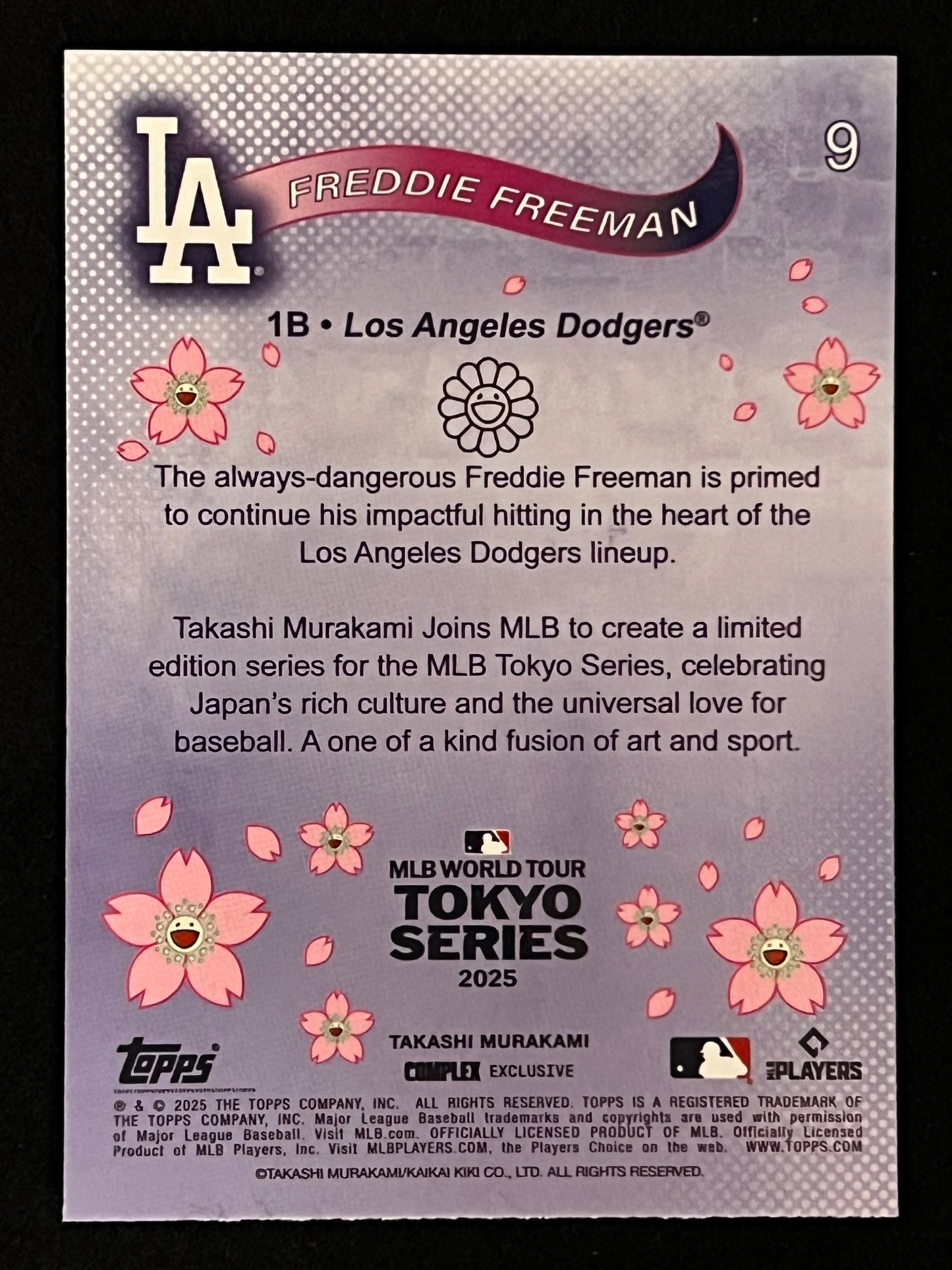 2025 Murakami Tokyo Series Freddie Freeman 9