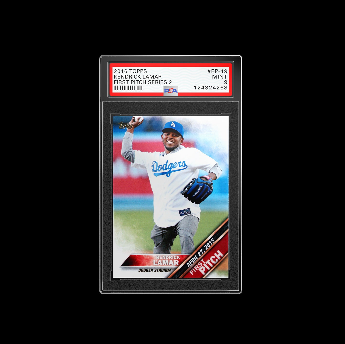 2016 Topps FP Kendrick Lamar FP19 PSA 9