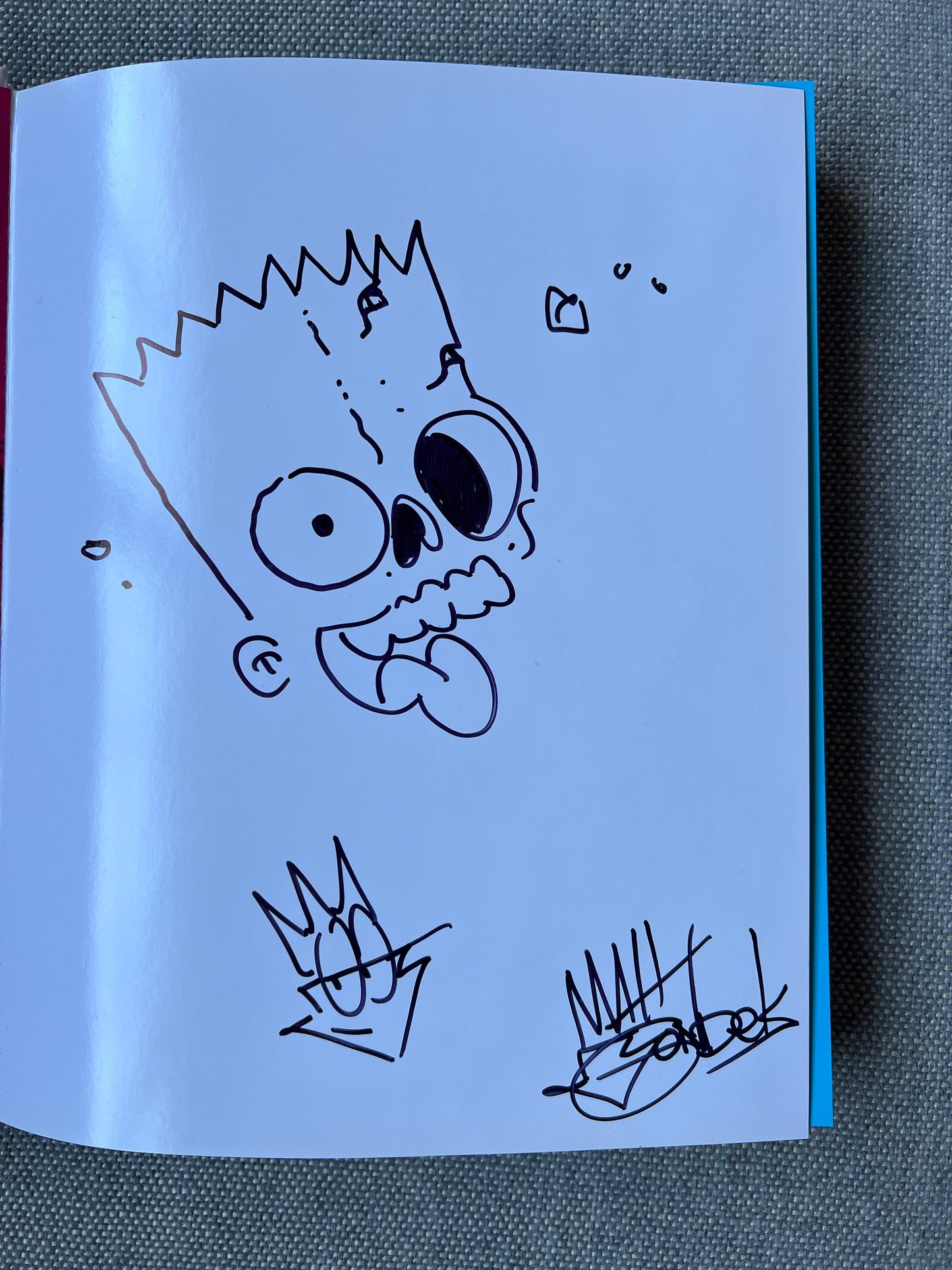 Gondek Draws Signed American Terror Book
