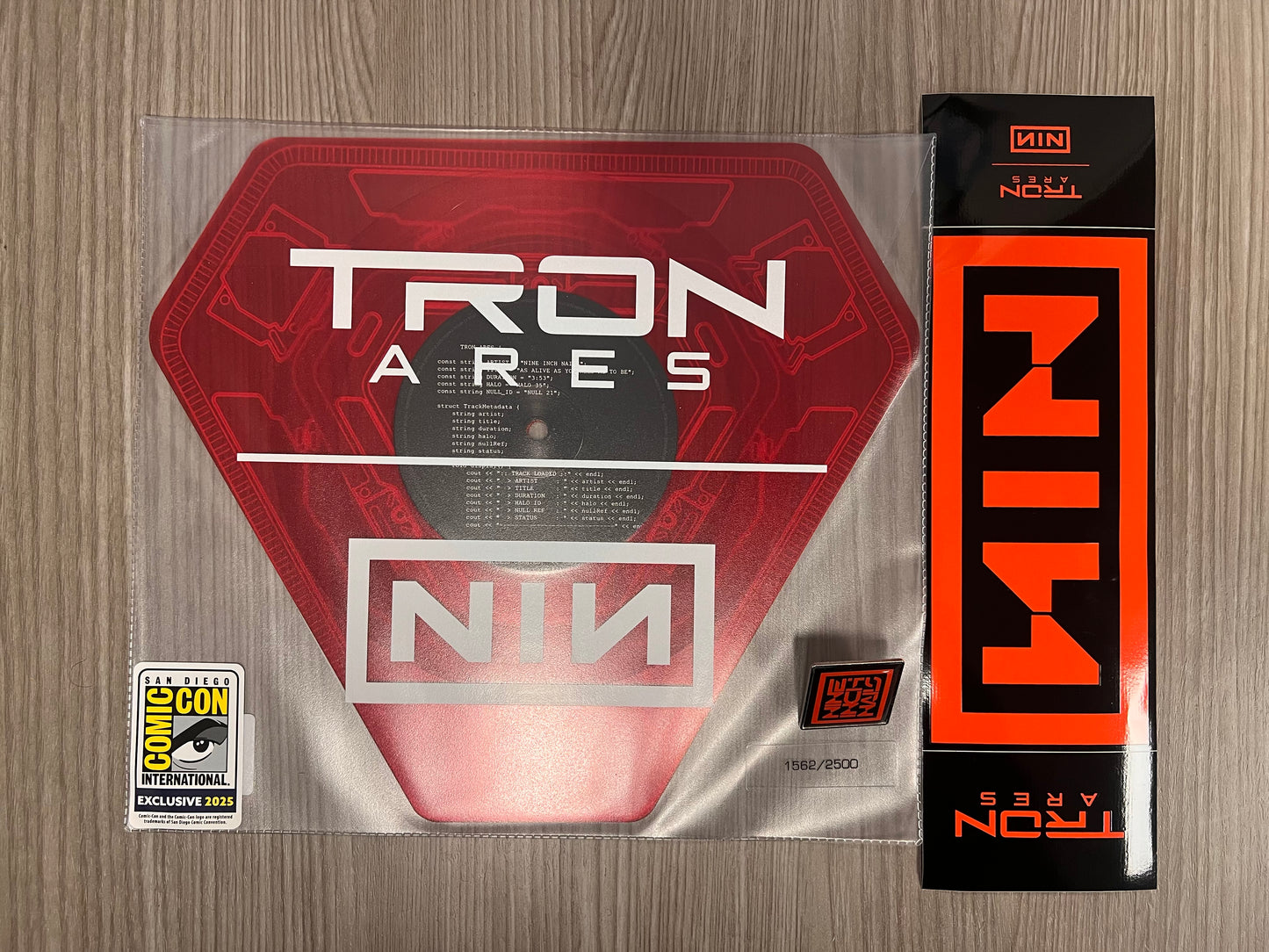 2025 Tron Ares NIN SDCC Vinyl