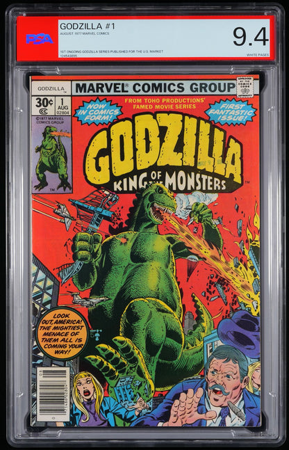 1977 Godzilla K.O.M #1 PSA 9.4