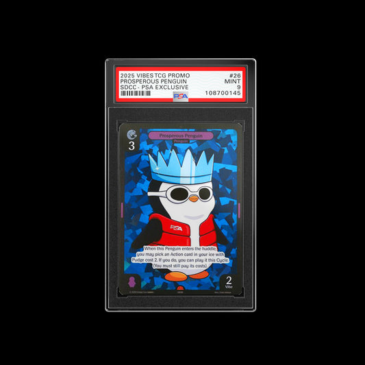 2025 Prosperous Penguin Promo PSA 9