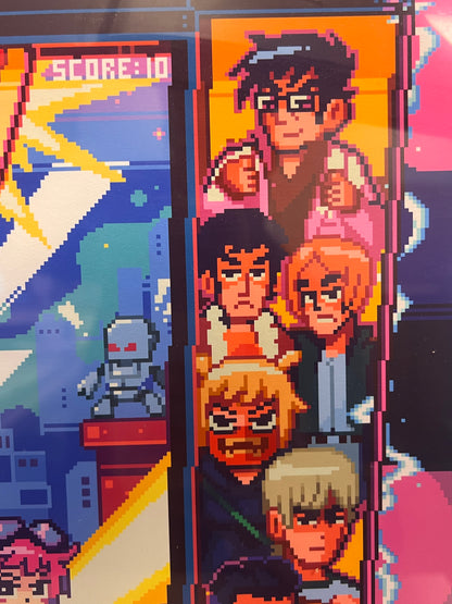 2023 Scott Pilgrim Takes Off Poster Signed