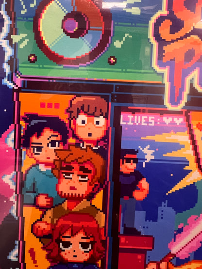 2023 Scott Pilgrim Takes Off Poster Signed