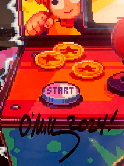 2023 Scott Pilgrim Takes Off Poster Signed