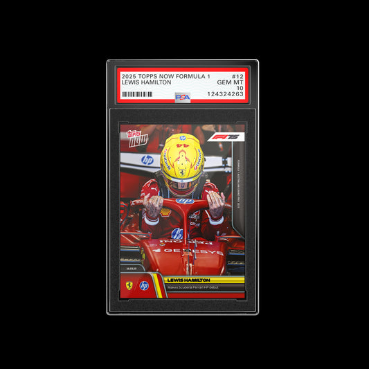2025 Topps NOW F1 Lewis Hamilton Card 12 PSA 10