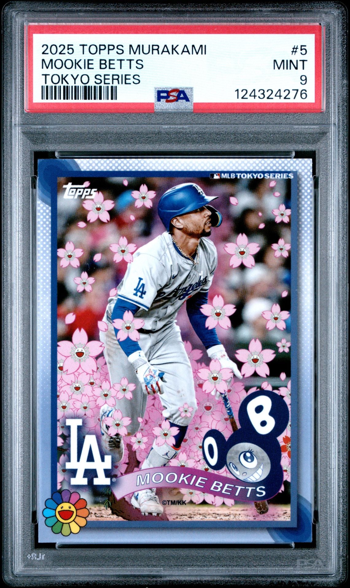 2025 Murakami Tokyo Series Mookie Betts 5 PSA 9