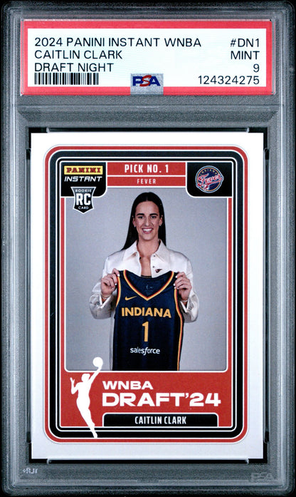 2024 Instant Caitlin Clark RC DN1 PSA 9