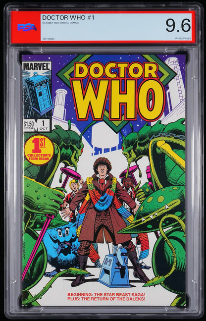 1984 Doctor Who #1 PSA 9.6