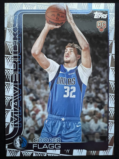 2025-26 Topps NBA Cooper Flagg 201 RC Basket Parallel SSP