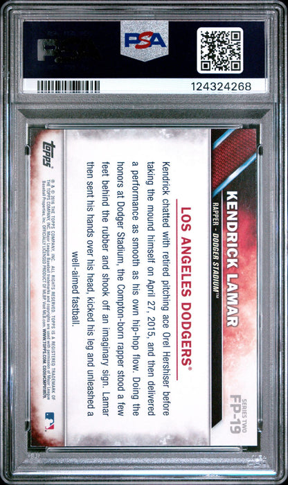 2016 Topps FP Kendrick Lamar FP19 PSA 9