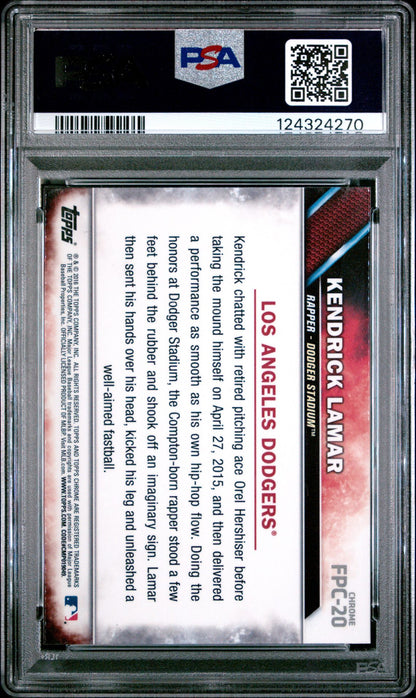 2016 Topps FP Kendrick Lamar FPC20 PSA 9