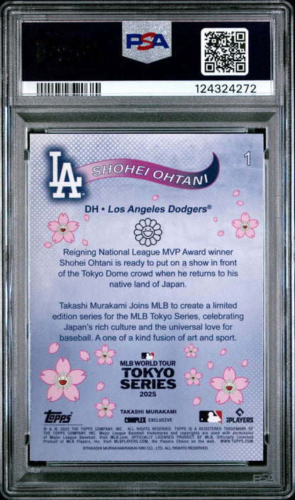 2025 Murakami Tokyo Series Shohei Ohtani 1 PSA 8